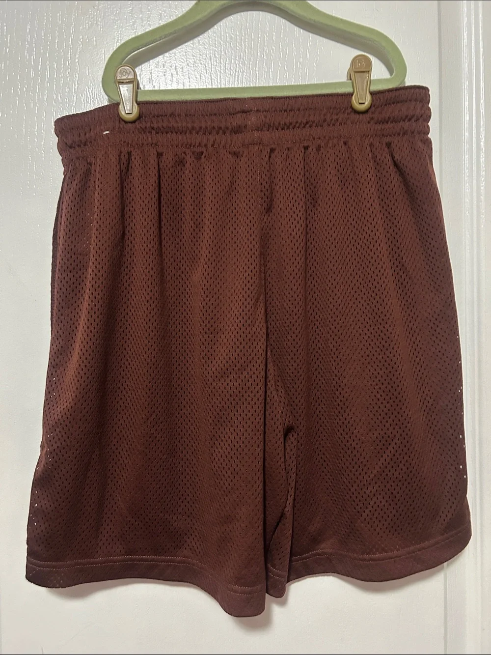 Nike Women's Yellow Snake Print Athletic Shorts & Brown Mesh Shorts